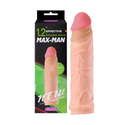 Bao cao su đôn dên tăng kích thước Yeain Maxman tăng 3cm