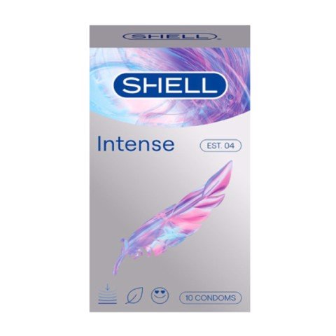 Bao cao su Shell Intense - Siêu mỏng 0.04mm - Hộp 10 cái