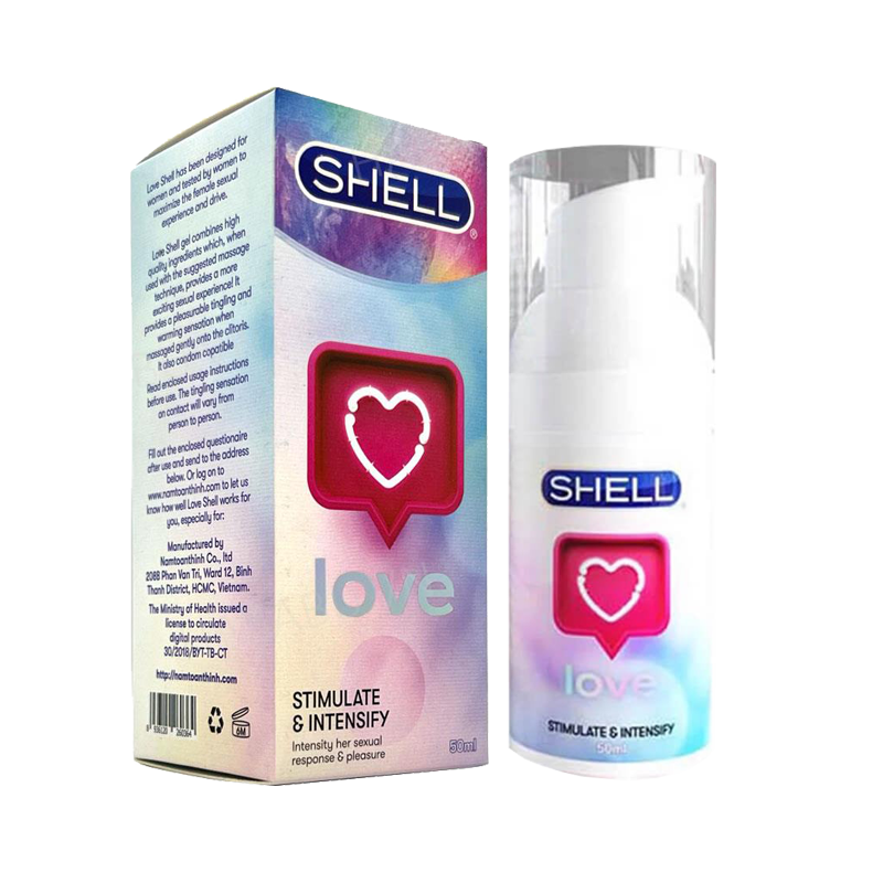 Gel bôi trơn tăng khoái cảm nữ - Shell Love - Chai 50ml