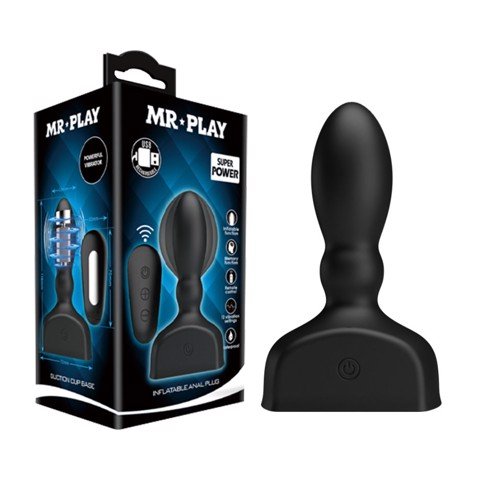 Trứng rung hậu môn 12 chế độ rung dùng sạc - Pretty Love Mr-Play Anal Plug